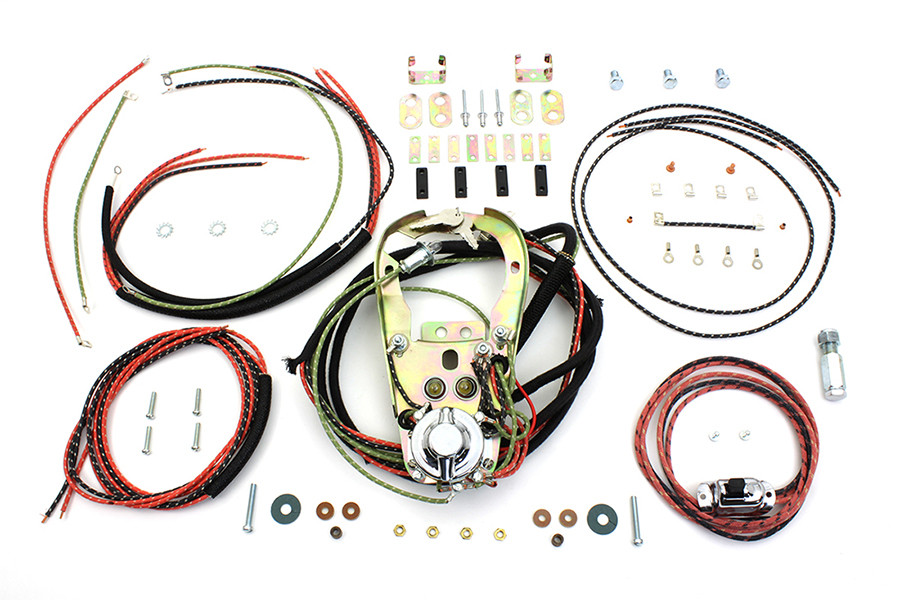 V-Twin #47 2LT DSH ASSY - Two Light Dash Base Wiring Harness Assembly