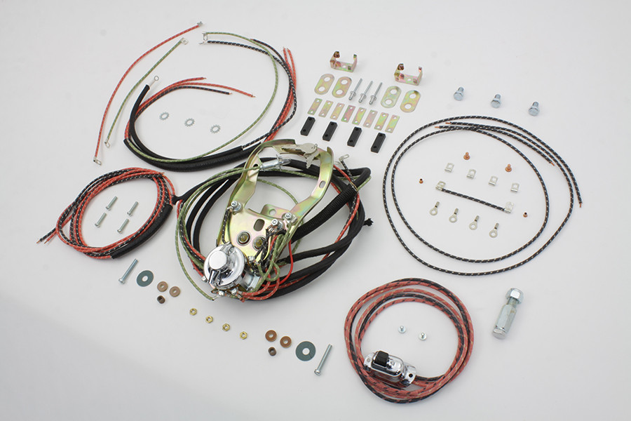 V-Twin #47 2LT DSH ASSY - Two Light Dash Base Wiring Harness Assembly