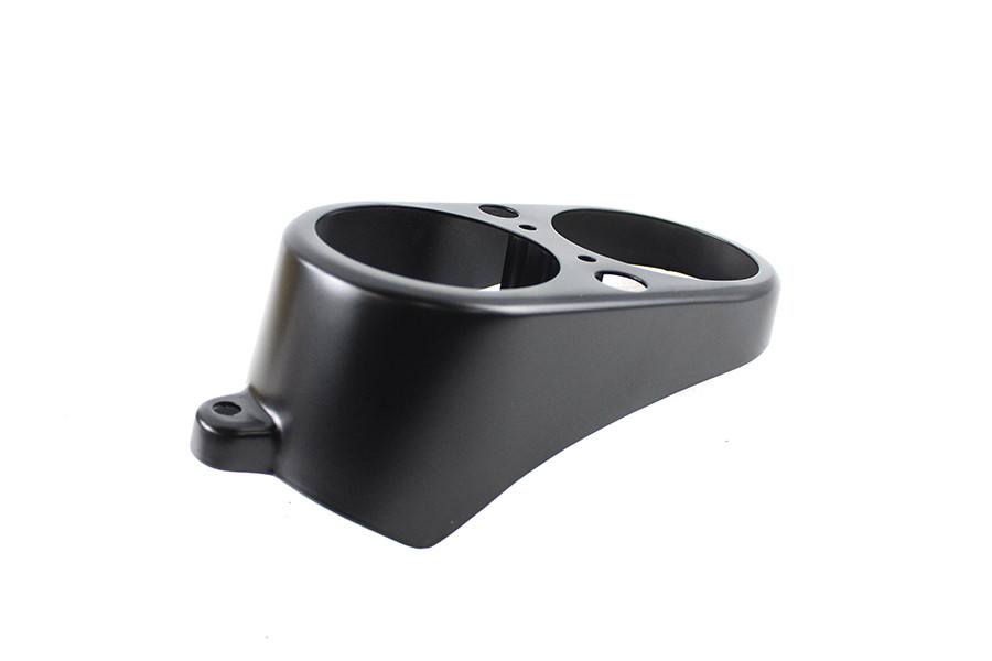 V-Twin #16205B - Dash Gauge Housing Matte Black