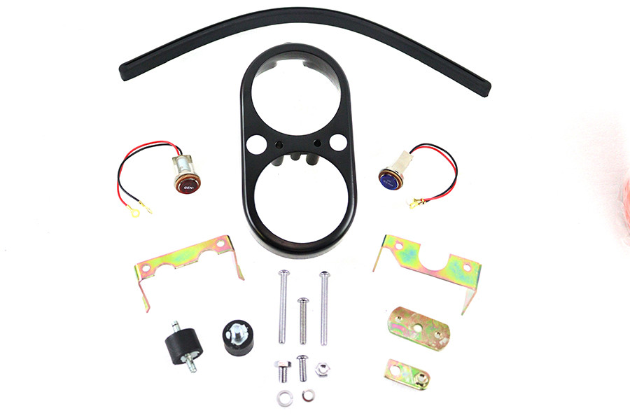 V-Twin - FXS Dash Housing Kit Black