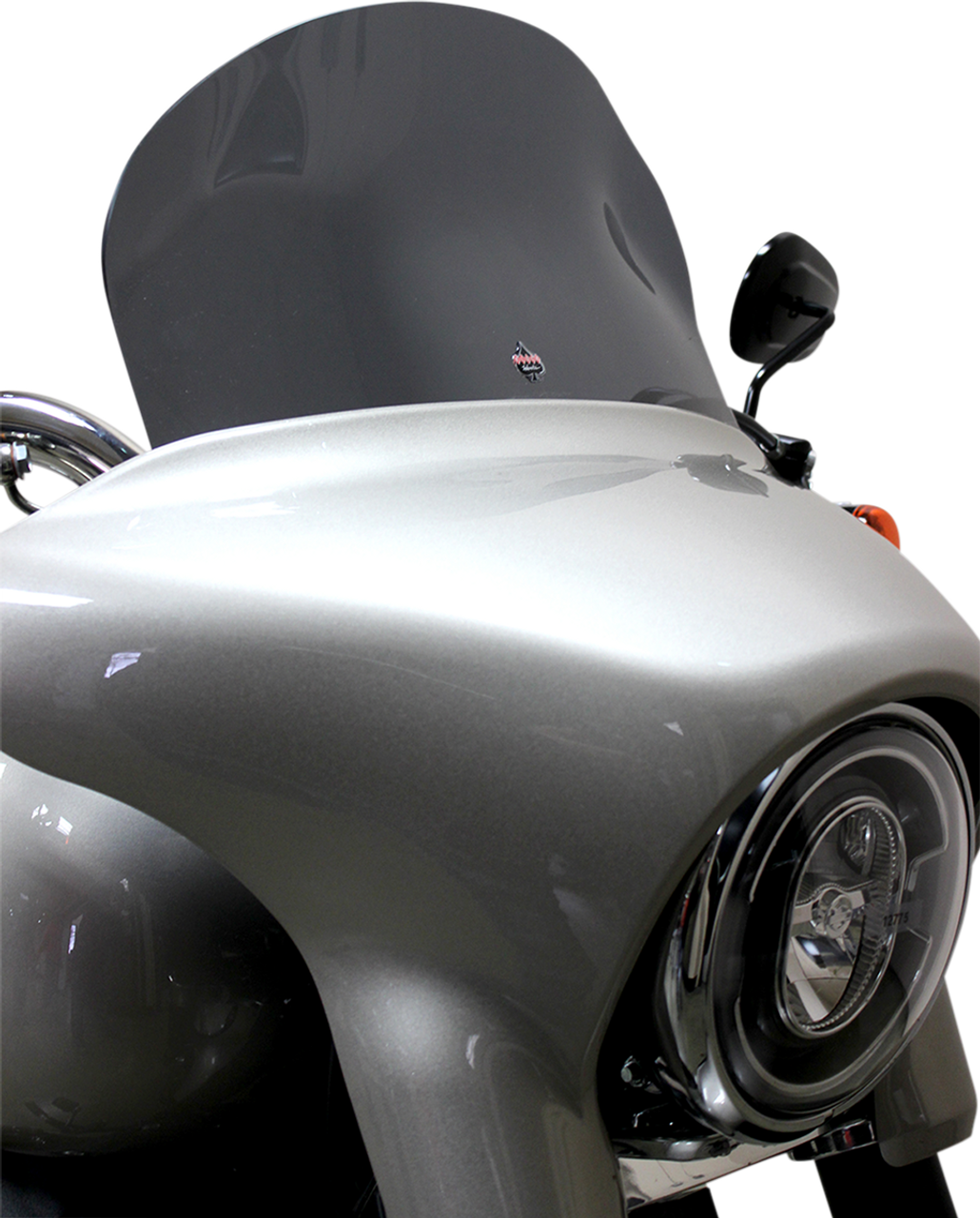 Flare Windshield - 8" - Smoke - Sport Glide