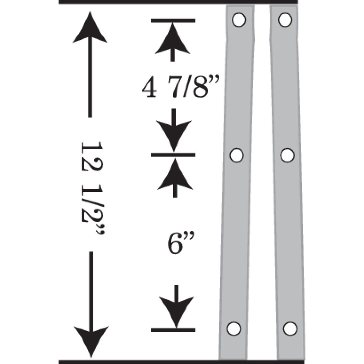 Memphis Shades #MEP63212 - Road King Replacement Plastic - 19" - Black Smoke