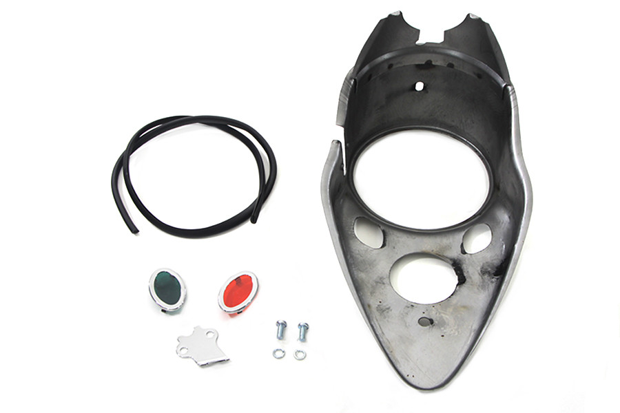 V-Twin #01324P - Raw Cateye Dash Panel