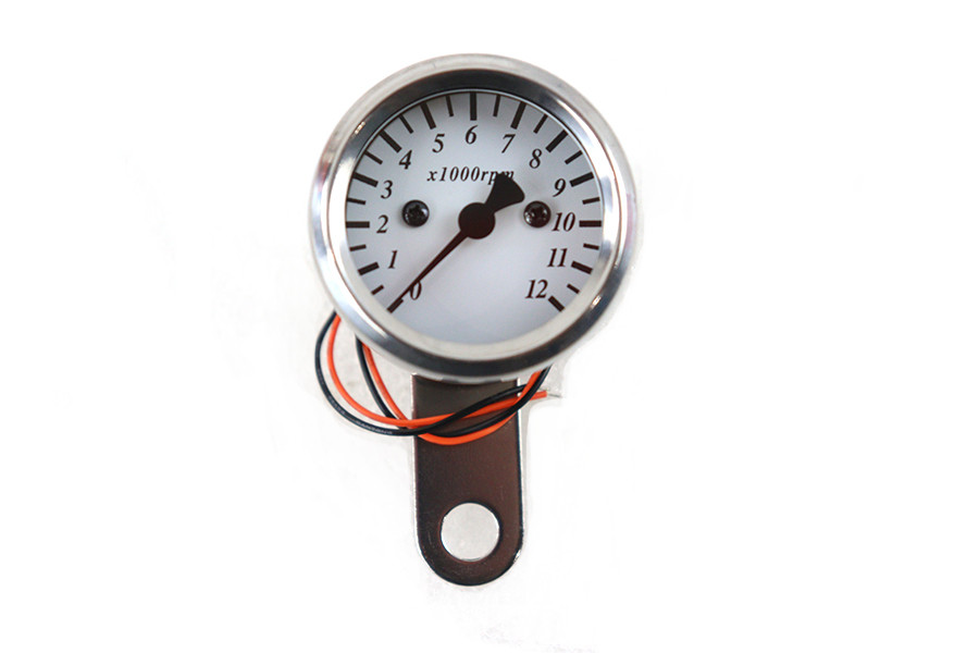 V-Twin - Deco 48mm Mechanical Tachometer Kit with 2:1 Ratio