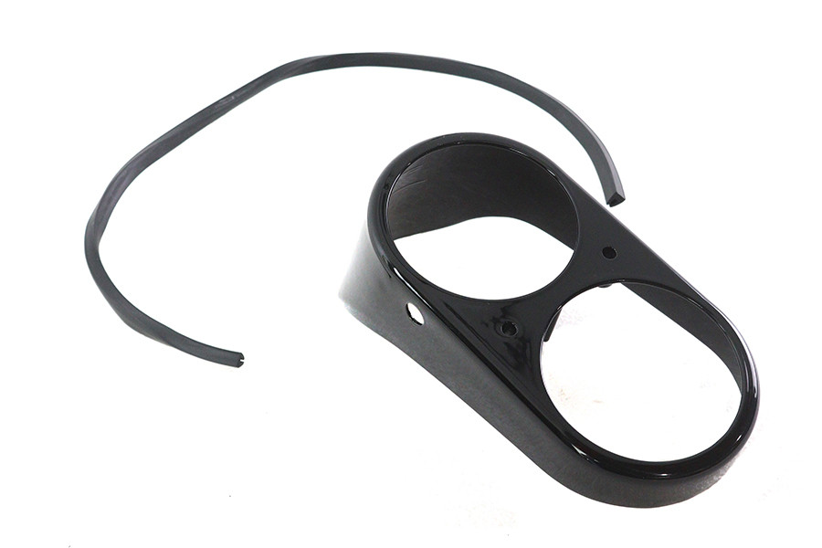 V-Twin #76450B - FXDL Dash Panel Black