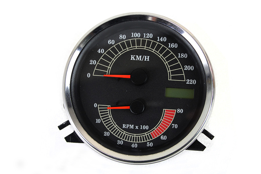 V-Twin #76510KPH - Electronic Speedometer Assembly