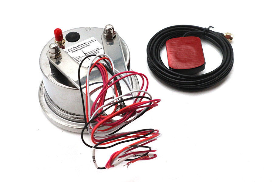 V-Twin #83147 - 85mm GPS Speedometer Chrome