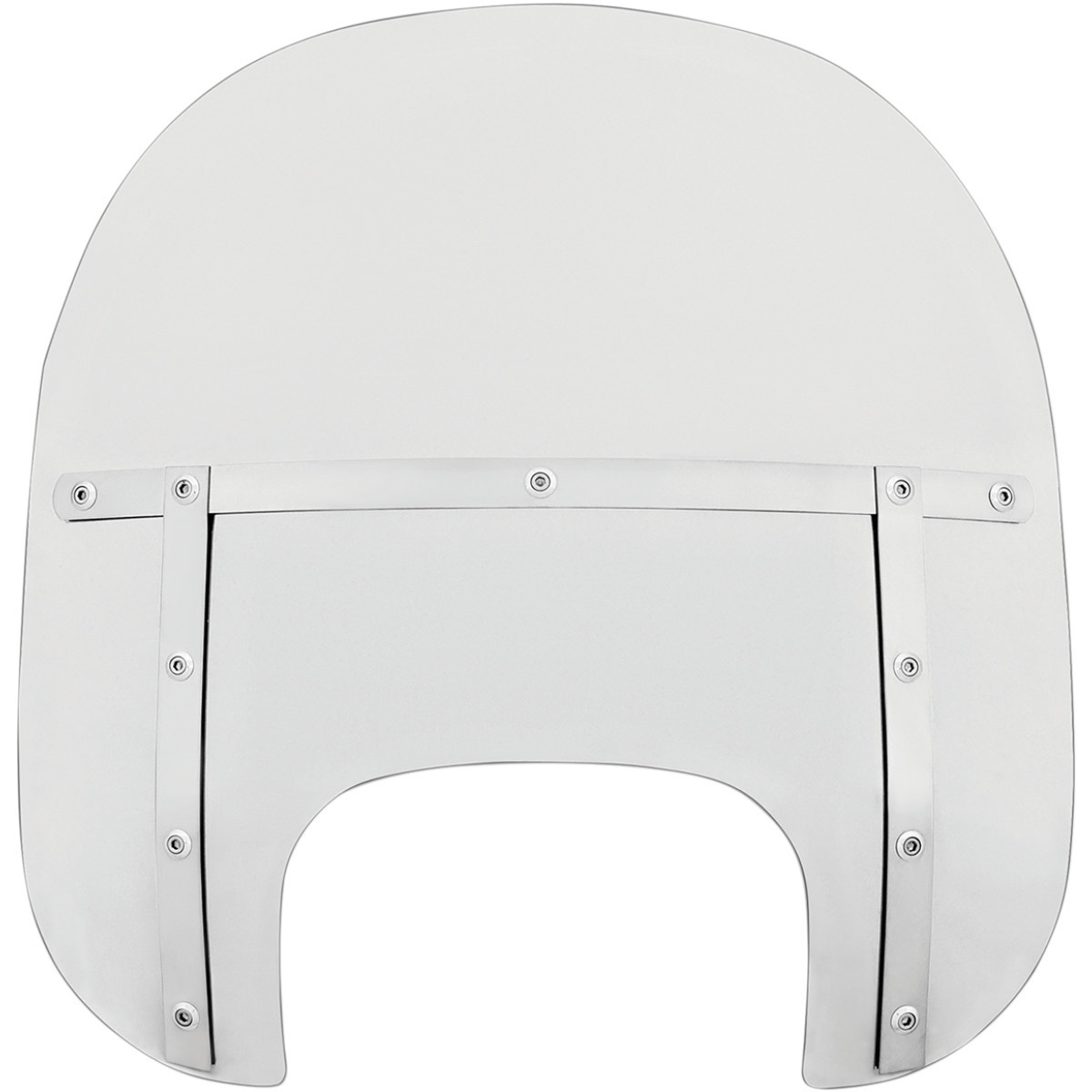 Memphis Shades #MEM6100 - Fats Windshield - Clear - 15" - FLFB/S