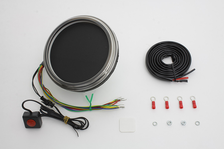 V-Twin #76744B - LED Digital Speedometer Assembly