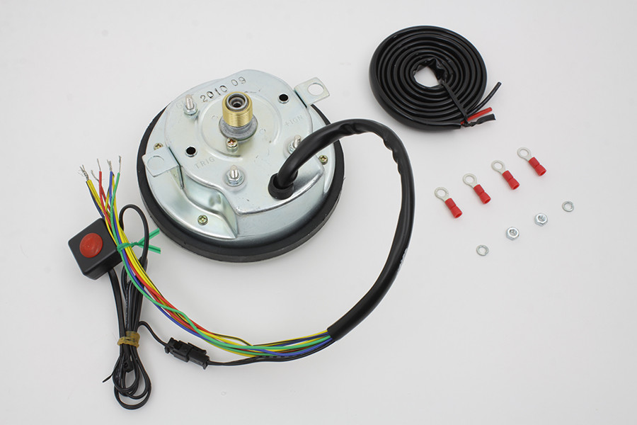 V-Twin #76744B - LED Digital Speedometer Assembly
