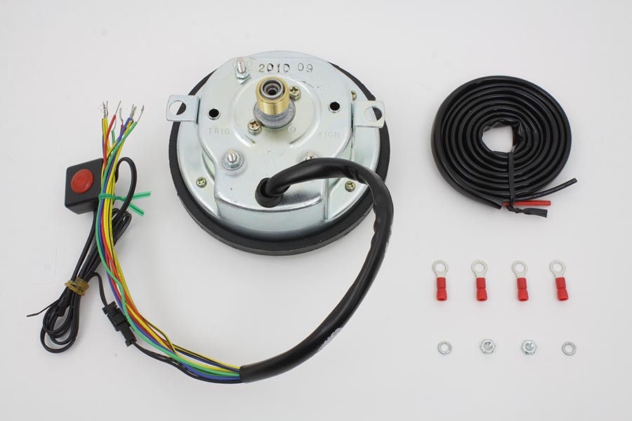 V-Twin #76744B - LED Digital Speedometer Assembly