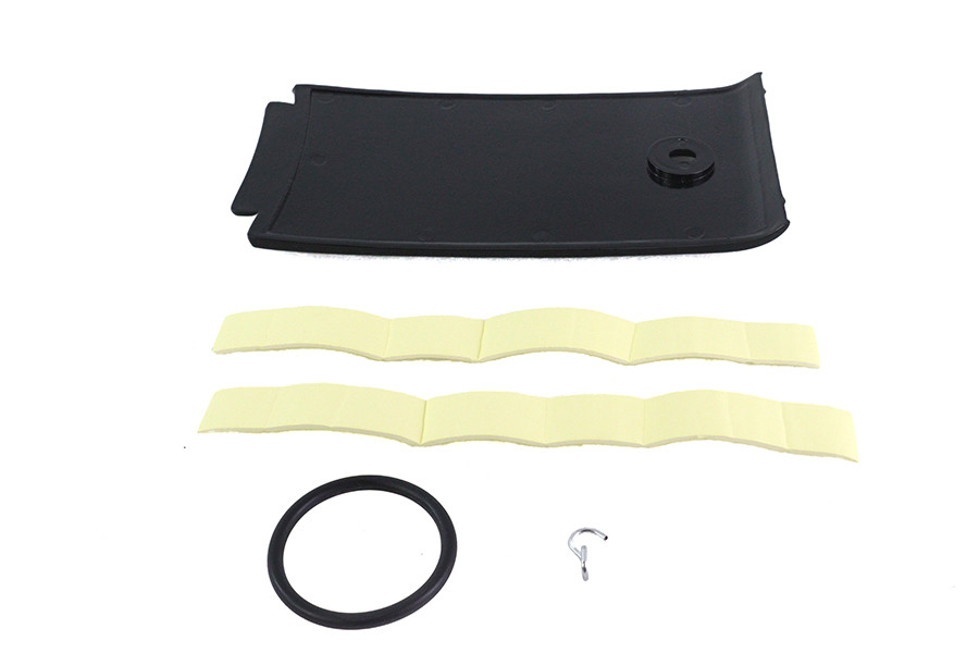 V-Twin #74228B - Die Cast Tank Trim Cover Black