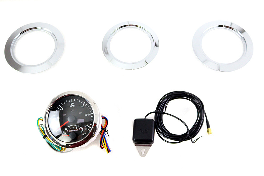 V-Twin - 85mm GPS Speedometer and Tachometer Kit
