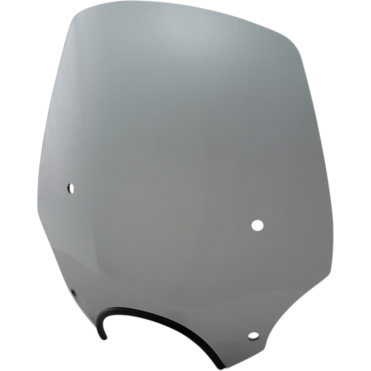 Memphis Shades #MEP5213 - El Paso Windshield - 17" - 7" Headlight Cutout - Black Smoke