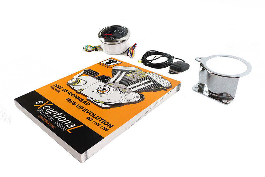 V-Twin - 85mm Speedometer and Tachometer Combo Gauge Kit