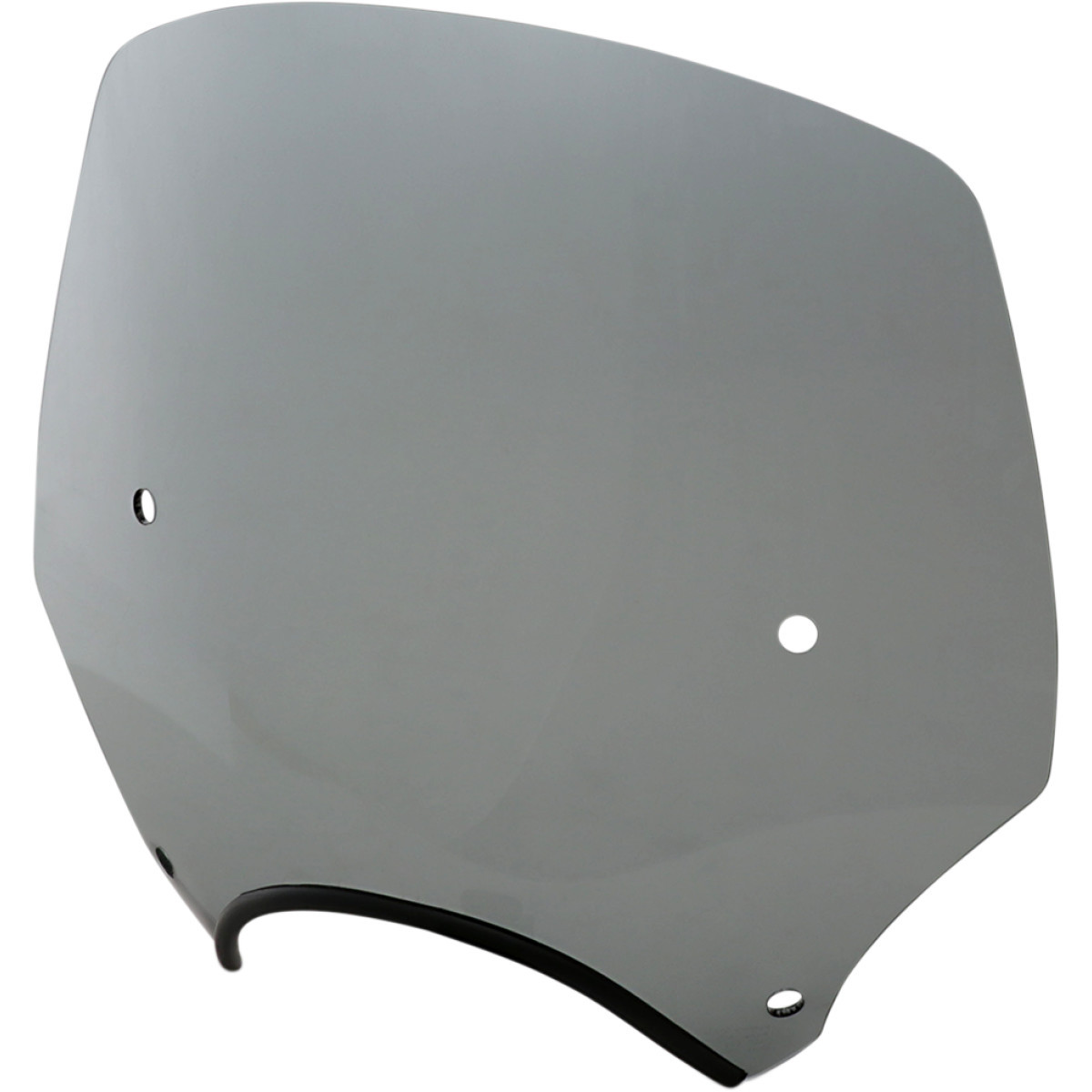 Memphis Shades #MEP5263 - El Paso Windshield - 15" - 9" Headlight Cutout - Black Smoke