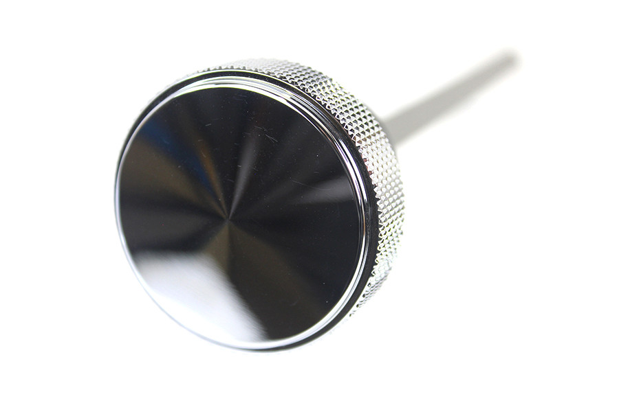 V-Twin #63187I - M8 Oil Tank Dipstick Chrome