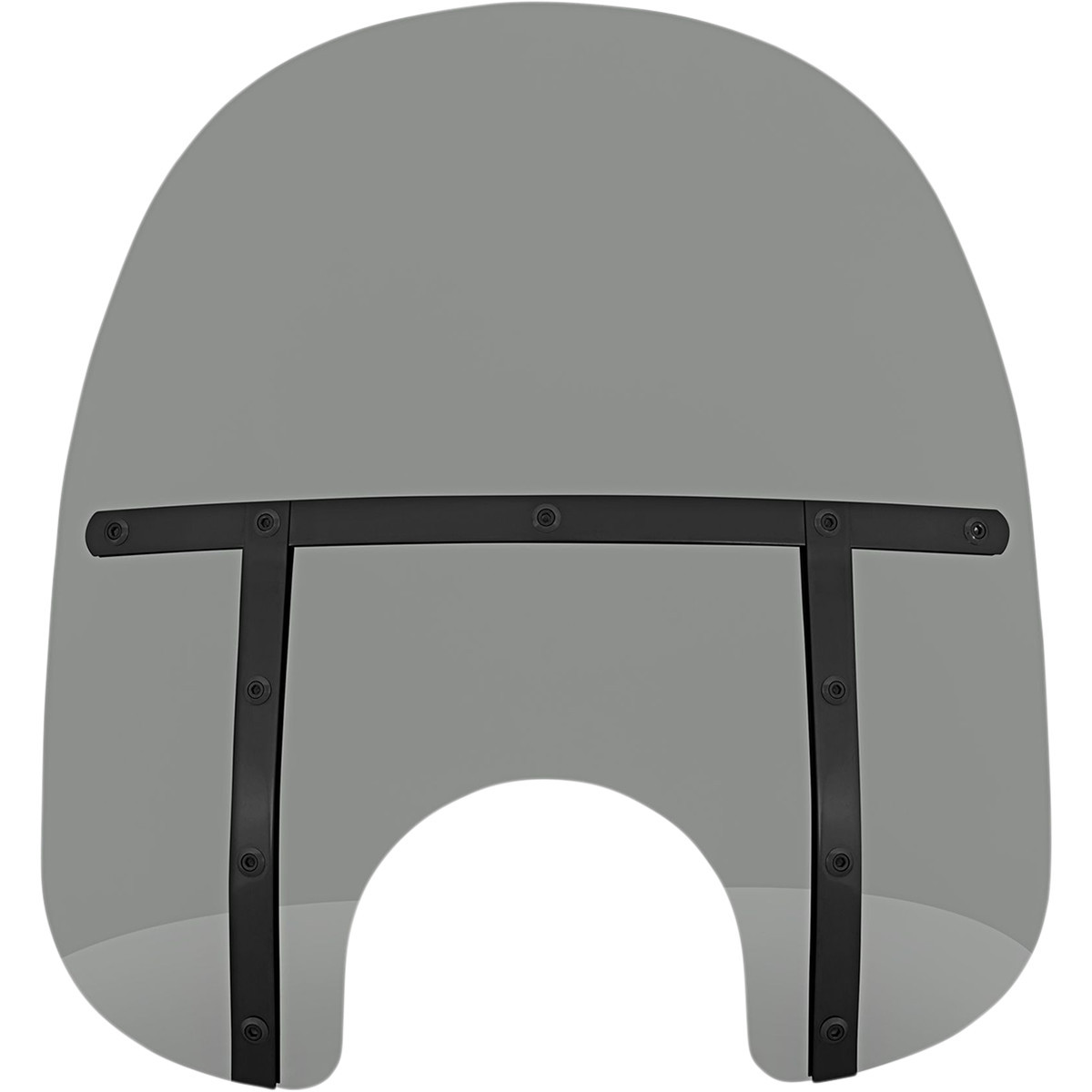 Memphis Shades #MEB32112 - Fats Windshield - Black Smoke - 17"