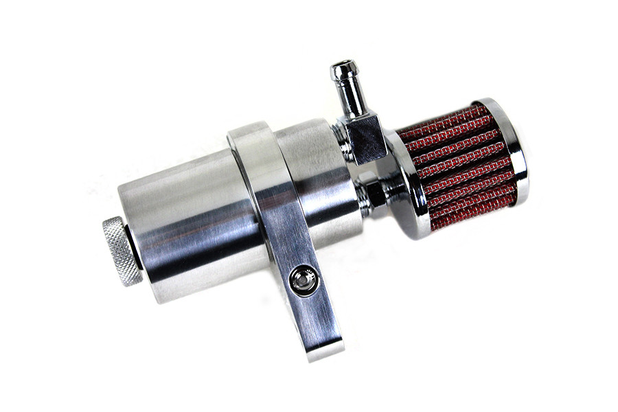 V-Twin - Polished Engine Breather Oil Collector