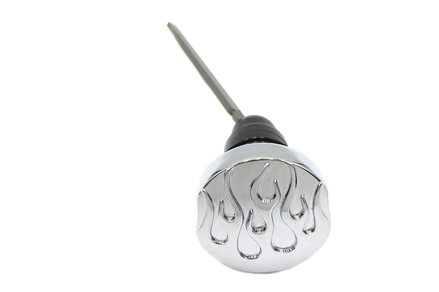 Wyatt Gatling #MT63166DB3 - Transmission Oil Fill Plug Dipstick with Flame Design