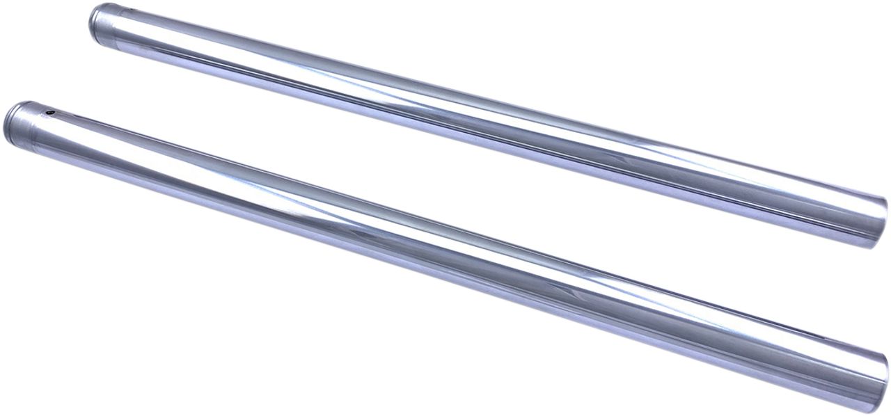 Drag Specialties #C23-0182 - Fork Tubes - Hard Chrome - 39 mm - 23.375"