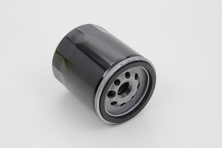 V-Twin #14-0020B-6 - Black Medium Spin On Oil Filter