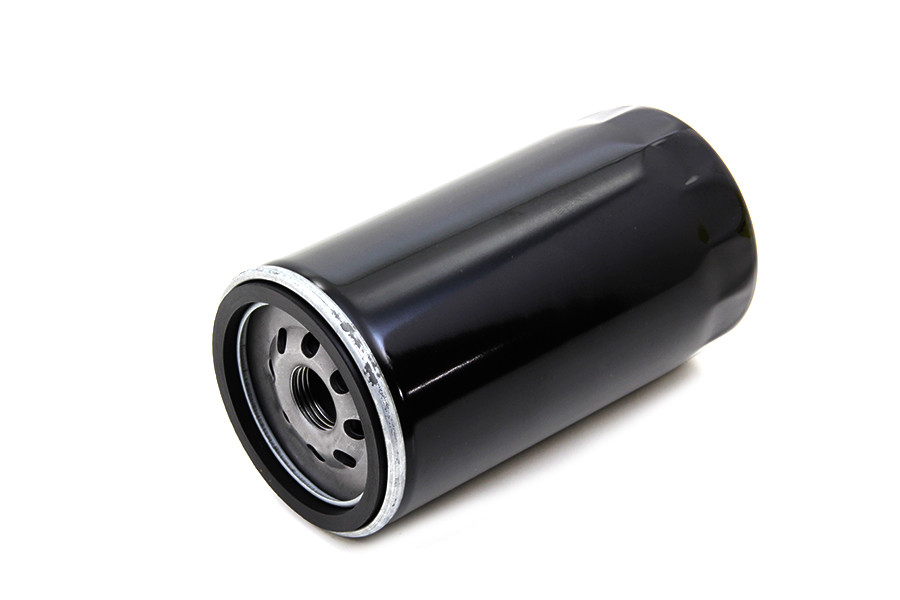 V-Twin #14-0018B-6 - Black Extra Long Spin On Oil Filter