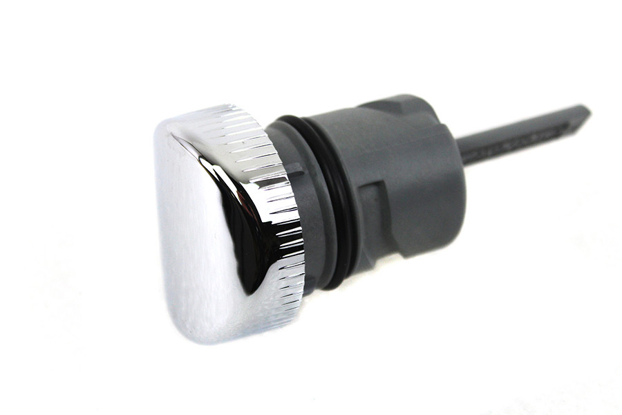 Wyatt Gatling #DUTY50% - Oil Tank Dipstick Cap Assembly Chrome