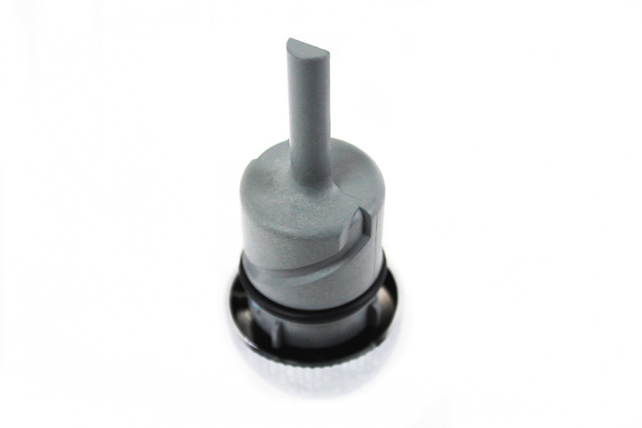 Wyatt Gatling #DUTY50% - Oil Tank Dipstick Cap Assembly Chrome
