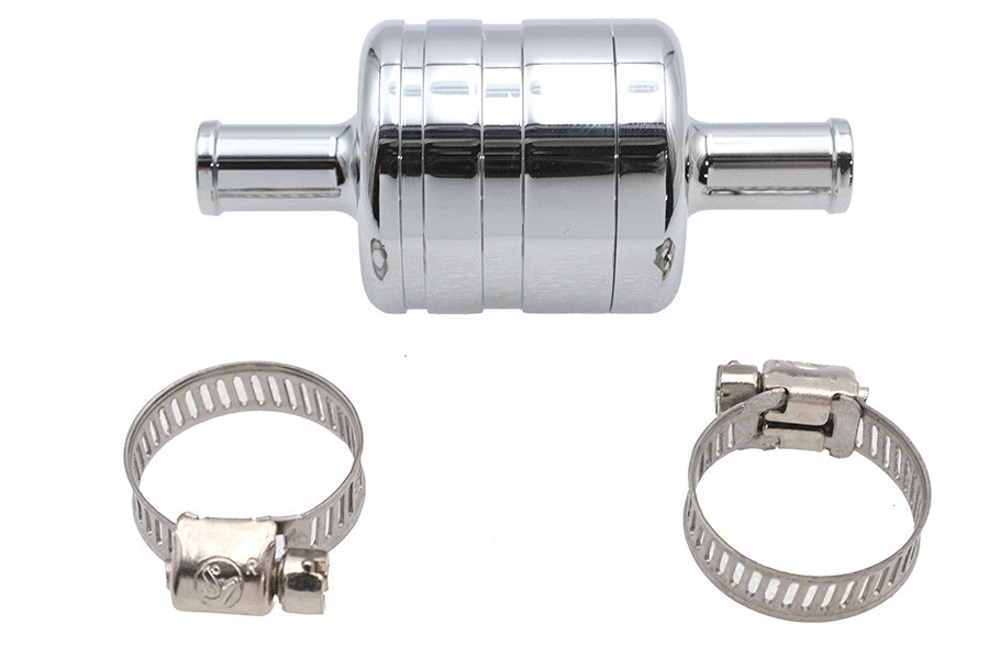 Wyatt Gatling #120195 - Crankcase Breather Vent Canister Chrome