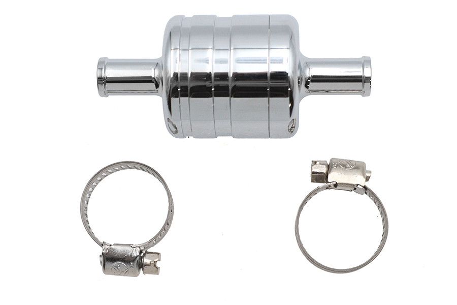 Wyatt Gatling #120195 - Crankcase Breather Vent Canister Chrome