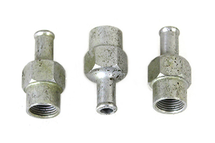 Wyatt Gatling - WR Hex Barb Oil Line Fitting Set Zinc Plated