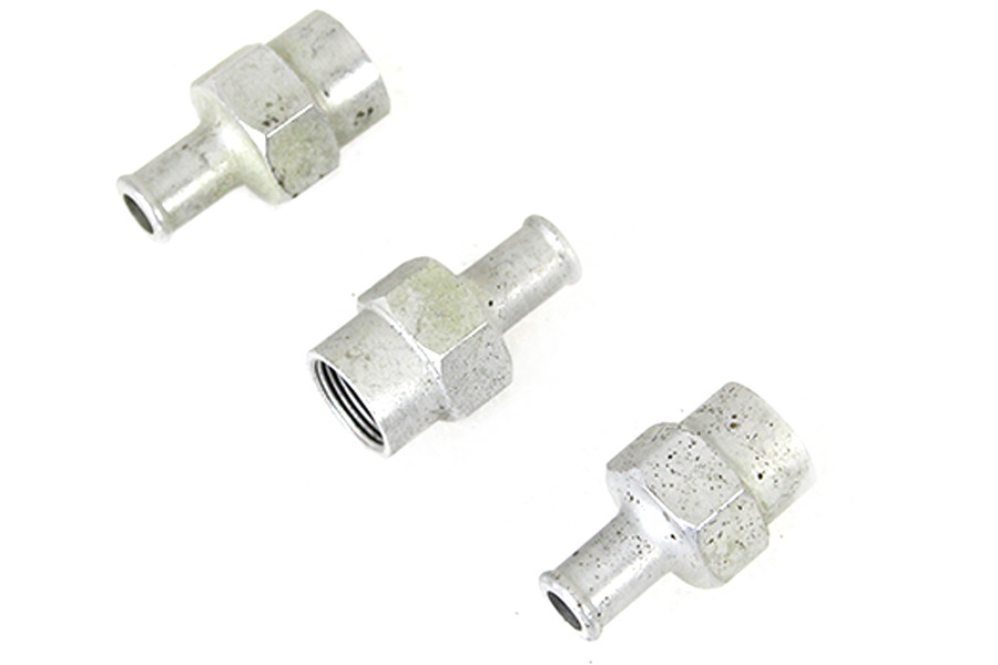 Wyatt Gatling - WR Hex Barb Oil Line Fitting Set Zinc Plated