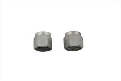 V-Twin #3325-4 - Gas Line Nut Set Zicad Plated