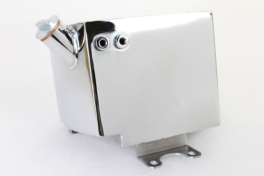 Wyatt Gatling - Center Post Mount Wrap Around Oil Tank Chrome