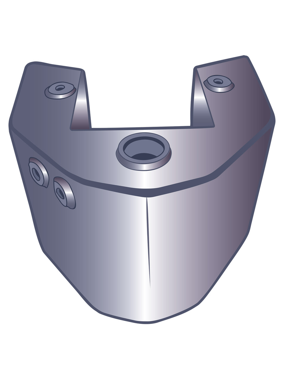 V-Twin - Rigid Frame Oil Tank Chrome