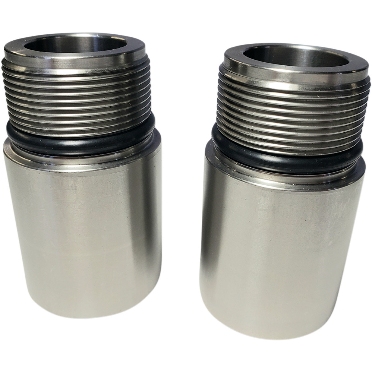 Cycle Visions #CV7138 - Fork Tube Extensions - 39 mm - Extends +1" - Chrome