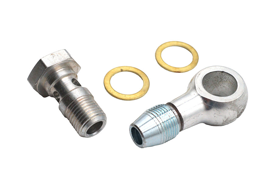 V-Twin #50228A - Banjo Oil Line Fitting Set