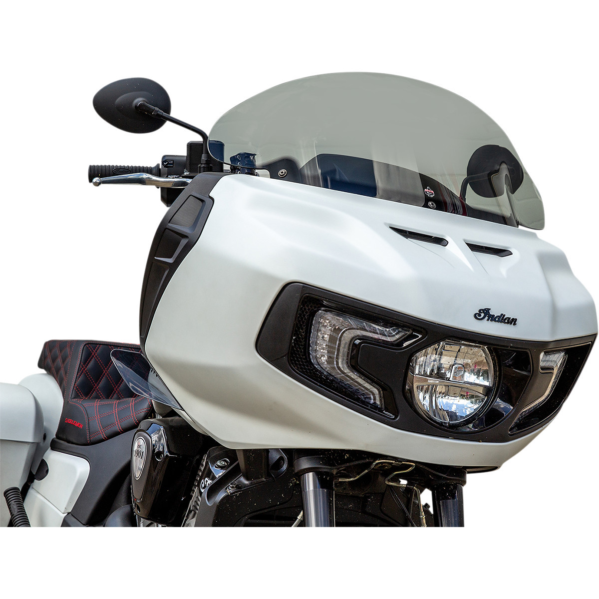 Klock Werks #KWW-04-0584-T - Flare® Windshield - 11" - Tinted - '20-'25 Indian