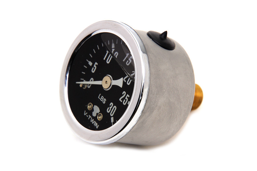 Wyatt Gatling - Liquid Filled Oil Pressure Gauge