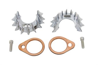 V-Twin - Shark Teeth Exhaust Flange Kit
