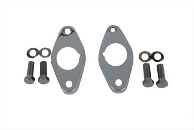 V-Twin #63073 - Swingarm Pivot Cover Set Chrome