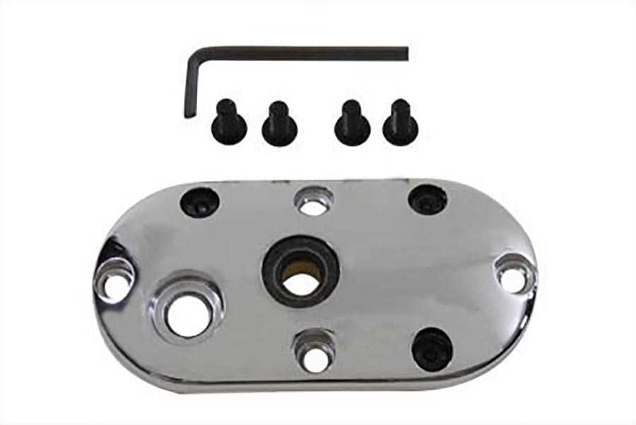 V-Twin - Oval V-Fire Cover Chrome