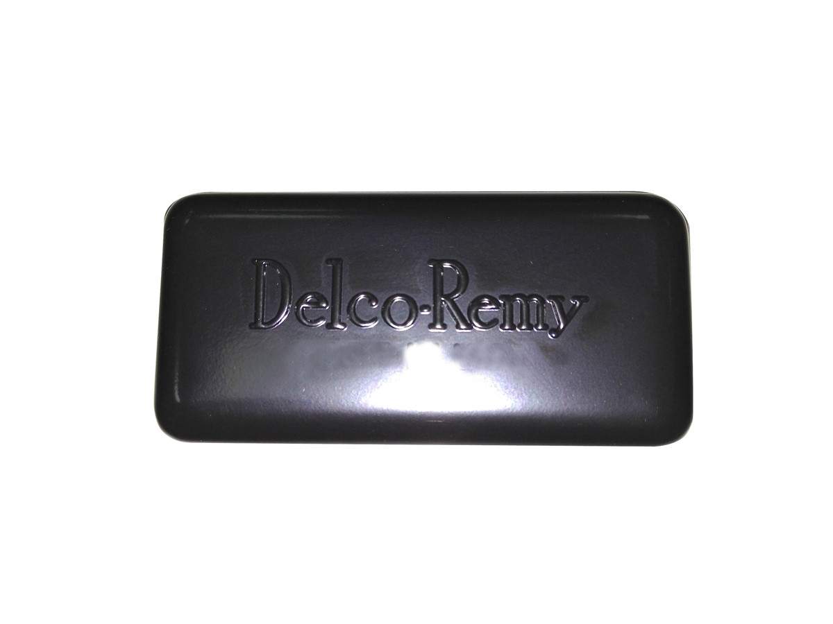 V-Twin #75752 - Black Replica Delco Remy Style Relay Cover