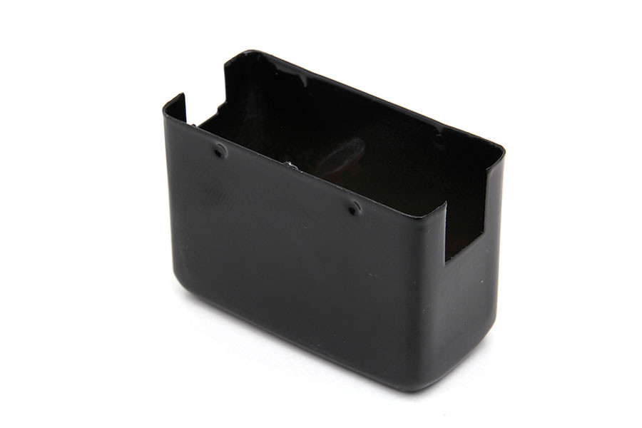 V-Twin #75752 - Black Replica Delco Remy Style Relay Cover