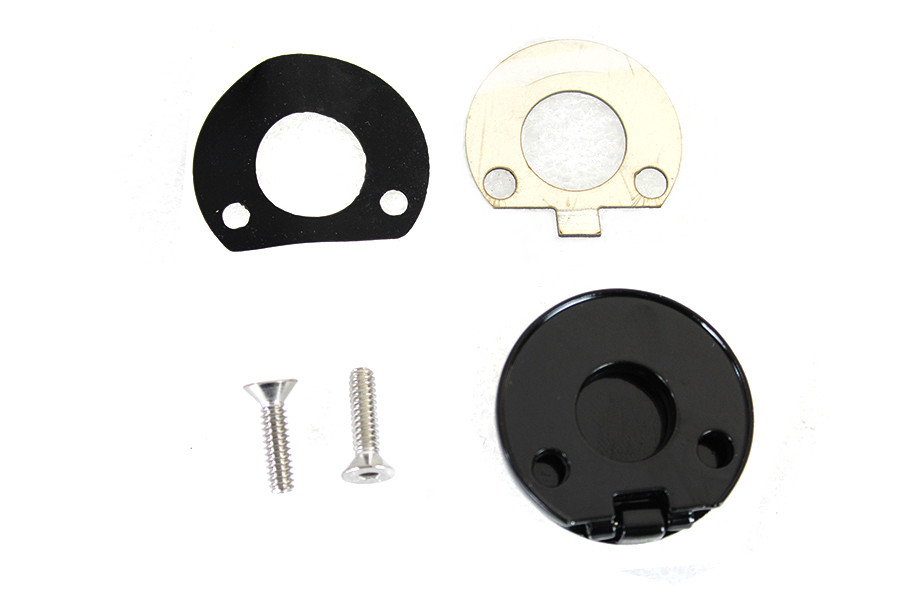 V-Twin #78110B - Black Fork Lock Cover