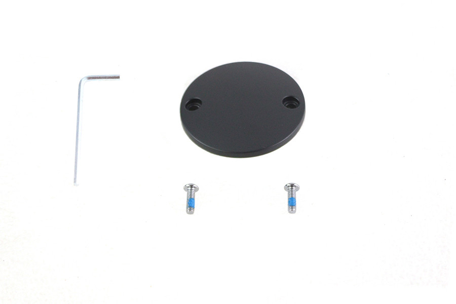 V-Twin #78506F - M8 Ignition System Cover Smooth Flat Black