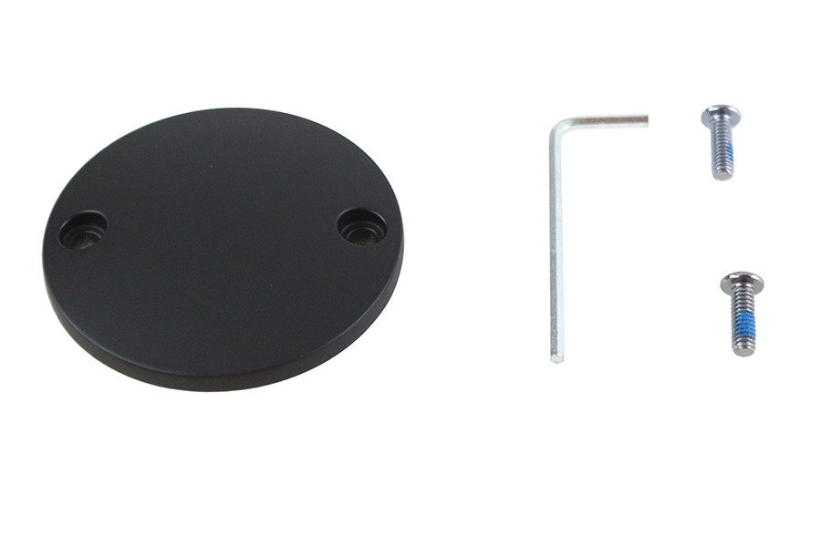 V-Twin #302549 - M8 Ignition System Cover Domed Matte Black