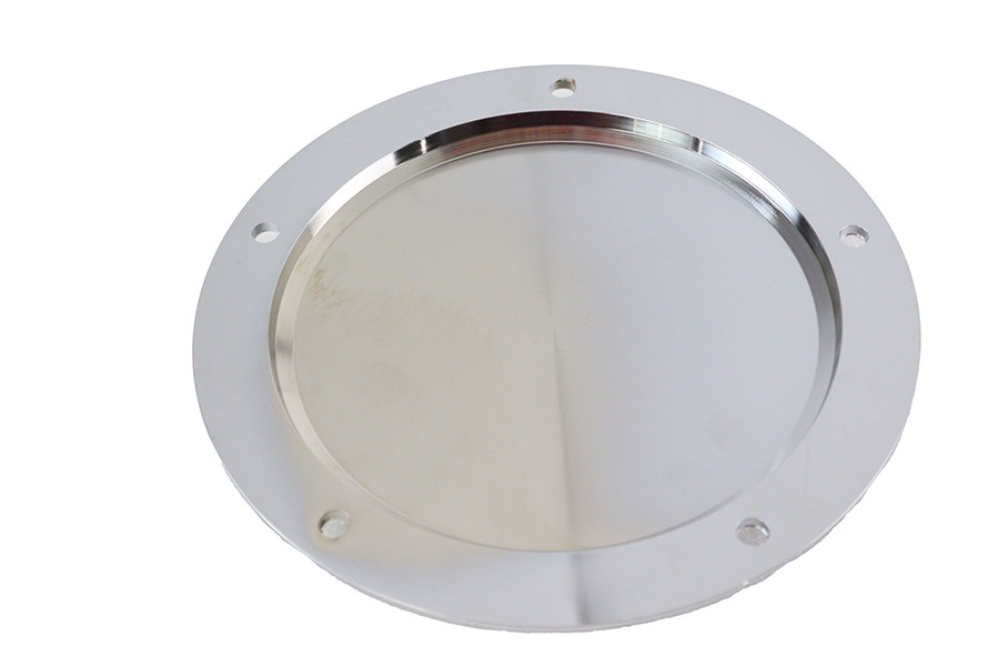 V-Twin #78285 - Chrome 5 Hole Skull Derby Cover