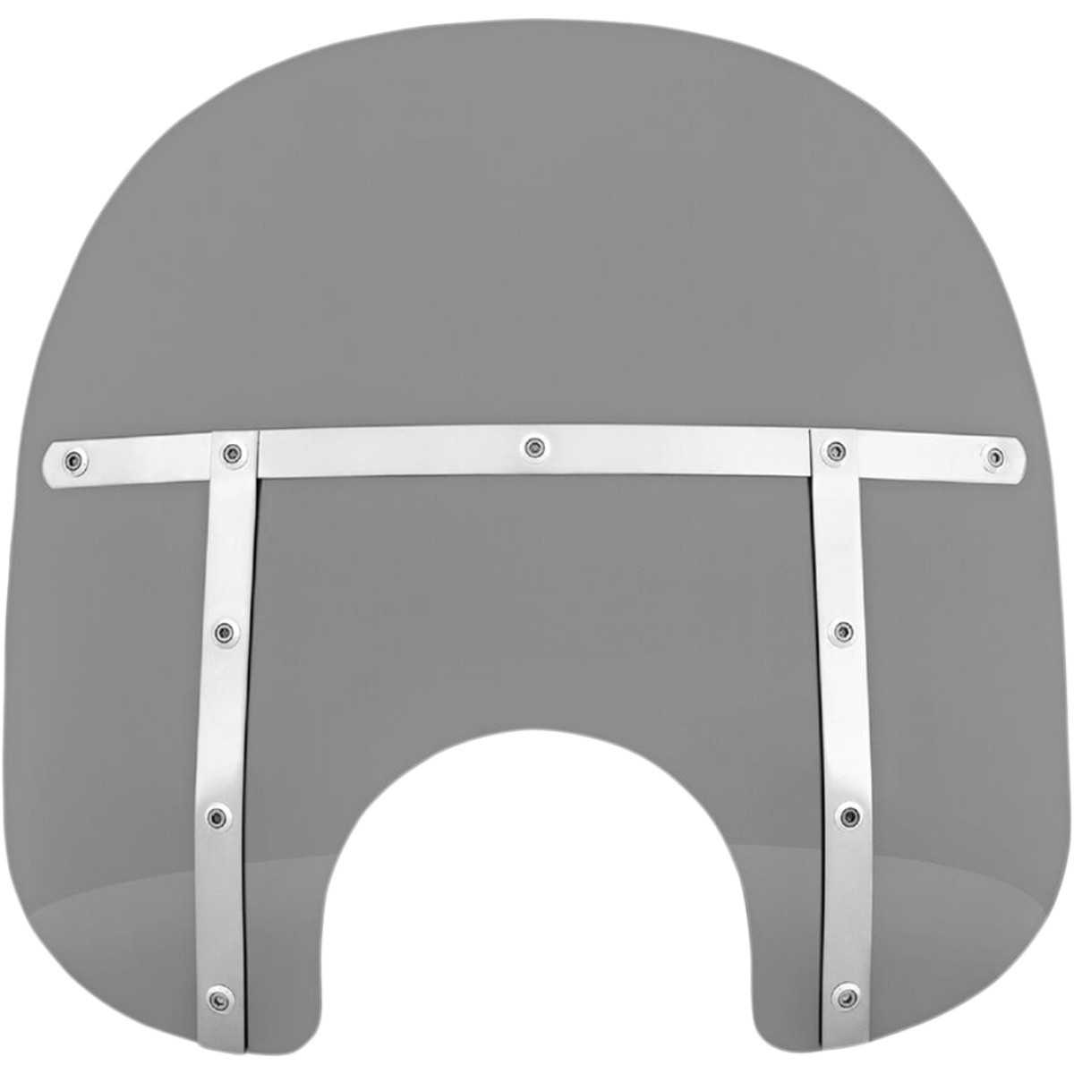 Memphis Shades #MEM31212 - Fats Windshield - 15" - Headlight - Black Smoke